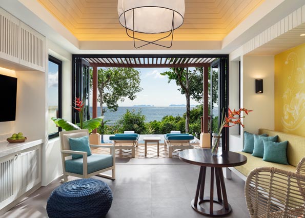 Avani Sea View Pool Villa - Living Area